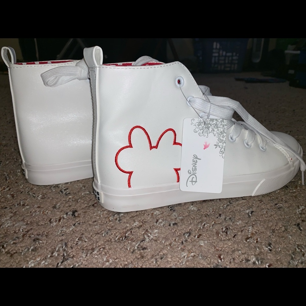 Minnie Mouse high top shoes size 9